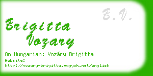 brigitta vozary business card