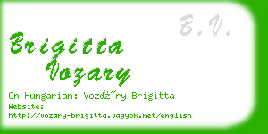 brigitta vozary business card